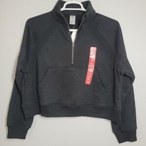 Member's Mark Half-Zip Fleece PullOver BLACK XL